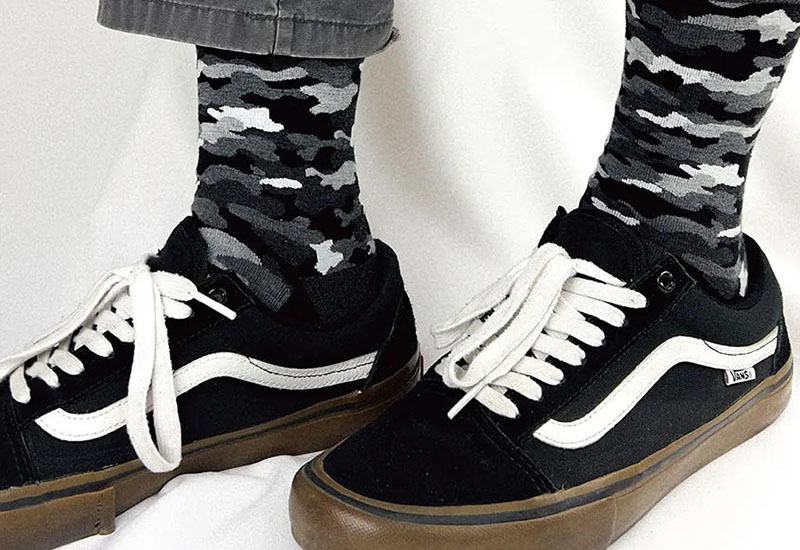 迷彩-灰 厚襪款(2種尺寸)